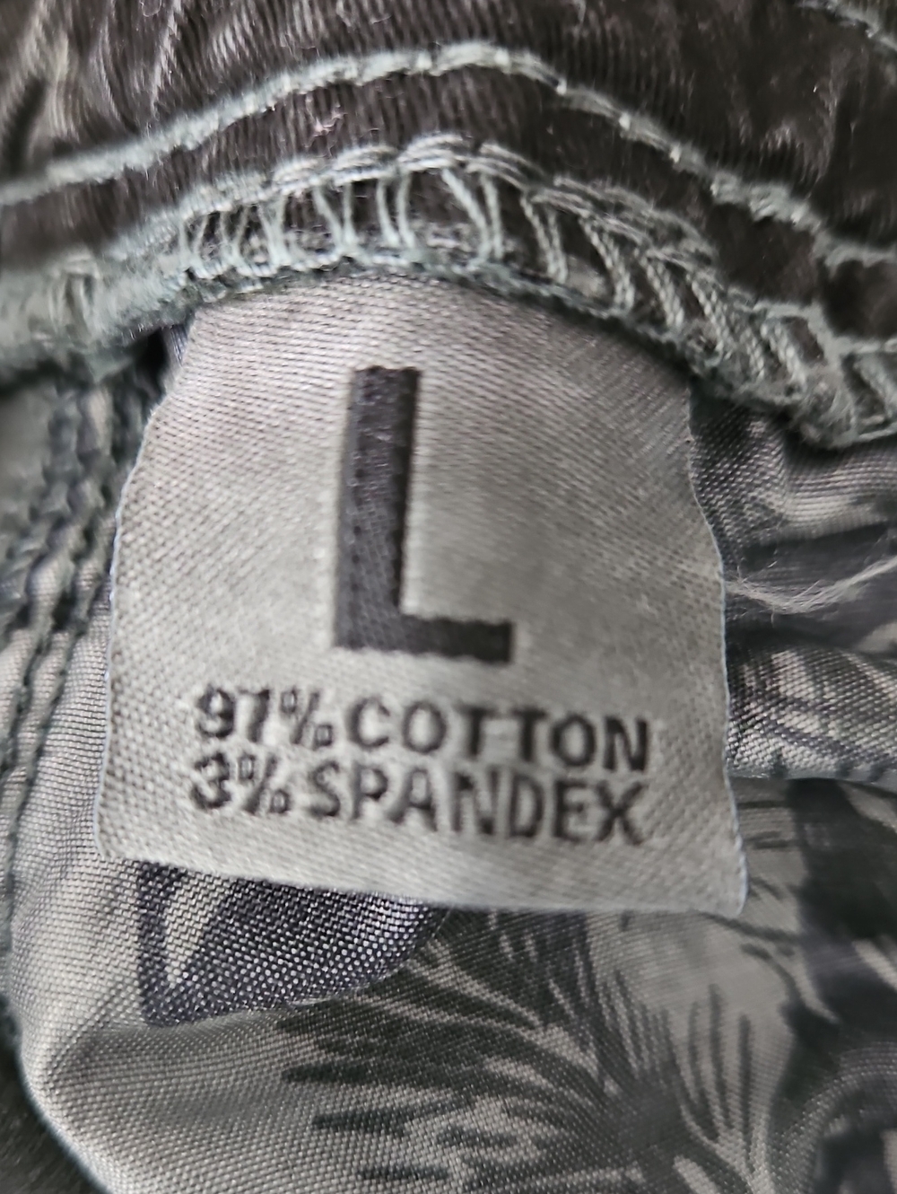 Men's Camo Cargo Pants - Green - Picture 11 of 11